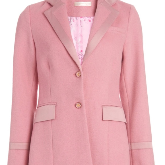 LoveShackFancy Jackets & Coats Loveshackfancy Powder Pink Lula